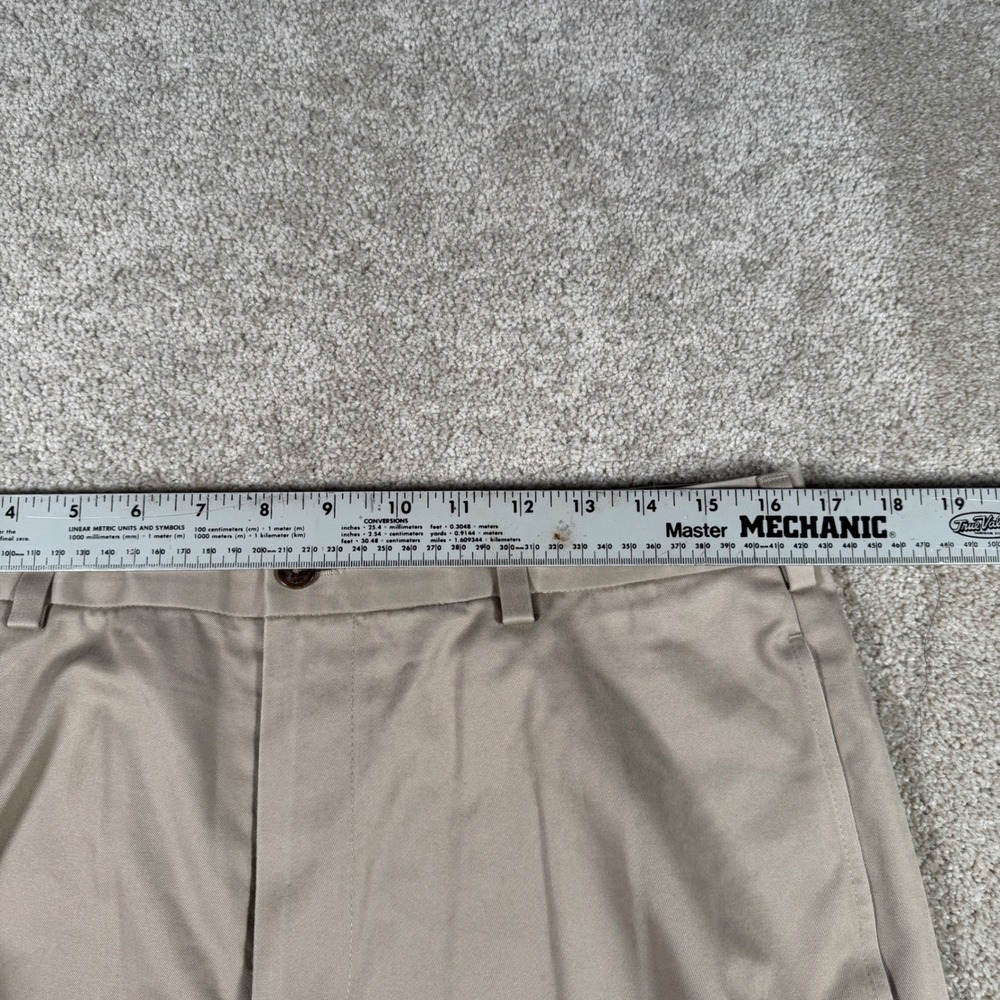 Brooks Brothers Chino Pants Mens 34x32 (FITS 33 X 32) Clark Fit Advantage Cotton - Picture 5 of 8